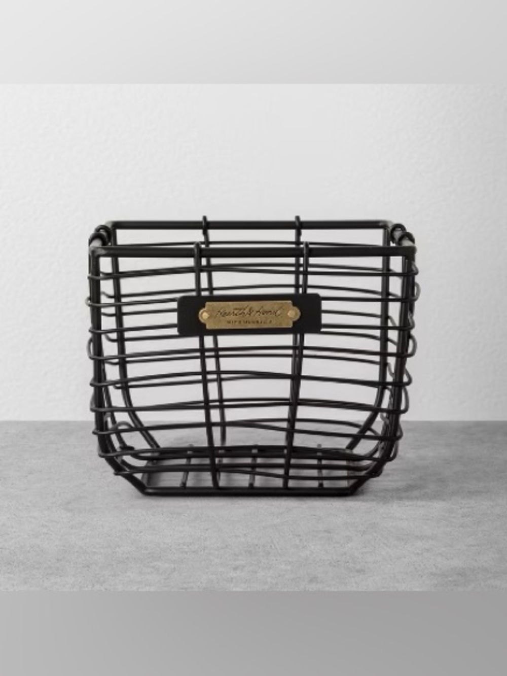 Hearth & Hand Black Wire Storage Basket